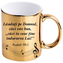 Cana auriu metalizat, Laudati pe Domnul!